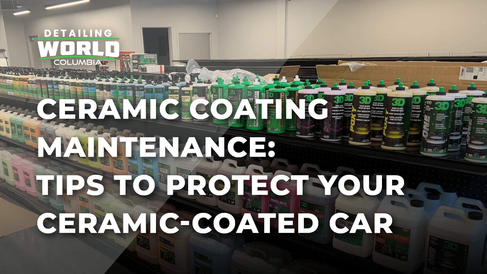 How to Maintain Your Ceramic Coating by Detailing World Columbia