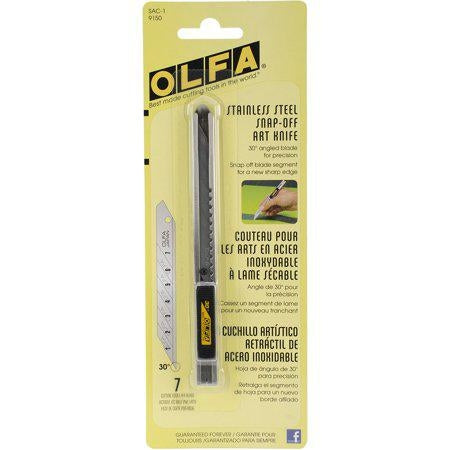 OLFA 9mm Stainless Steel Graphics Knife (SAC-1)
