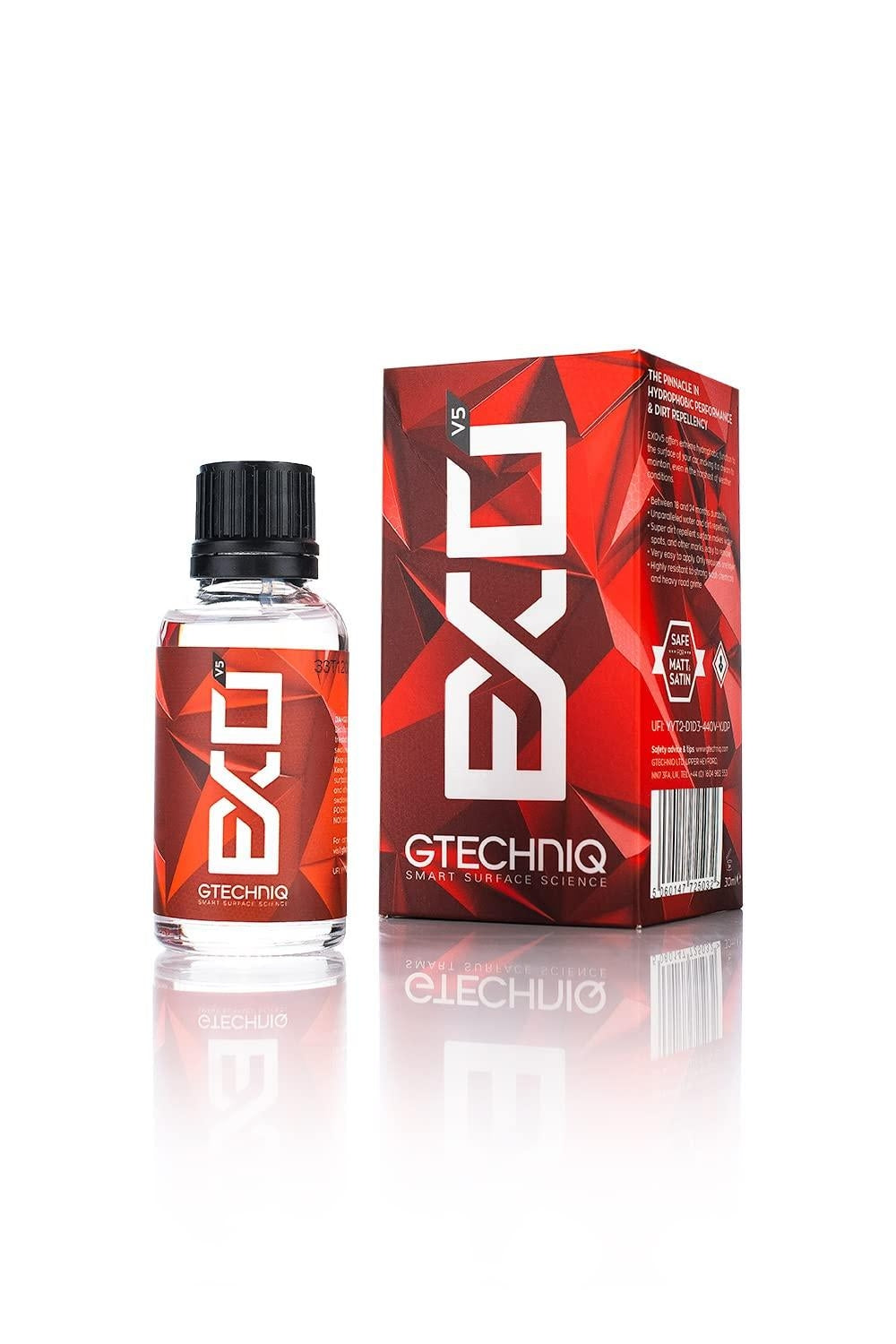 GtechniQ - EXO Ultra Durable Hydrophobic Coating V5