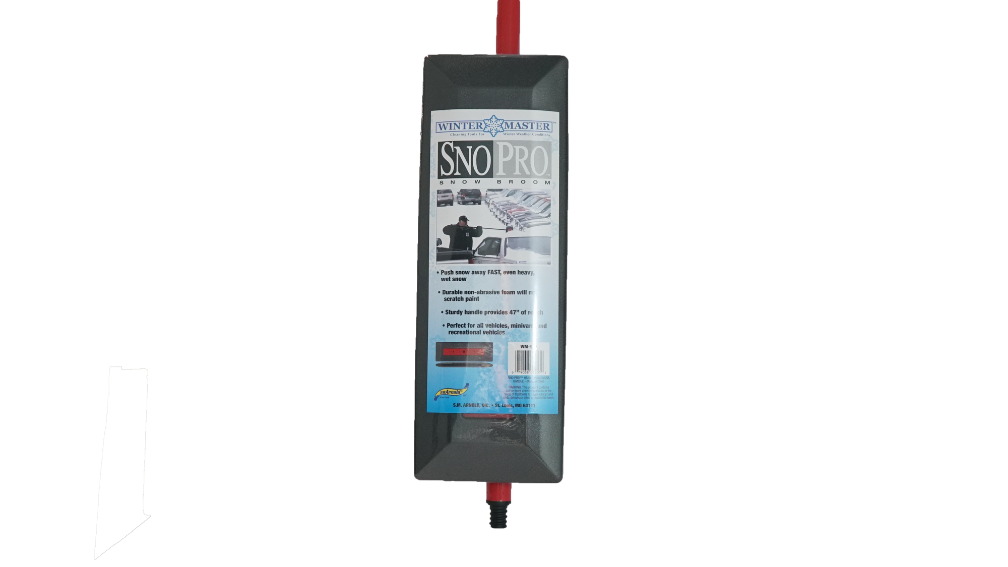 SM Arnold Sno Pro Snow Broom W/ Handle