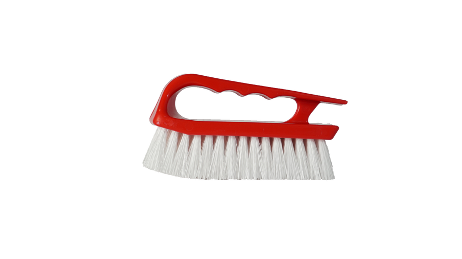 SM Arnold Iron Style Scrub Brush Red