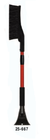 Extendable Snow Brush with Ice Scraper 32"-42"